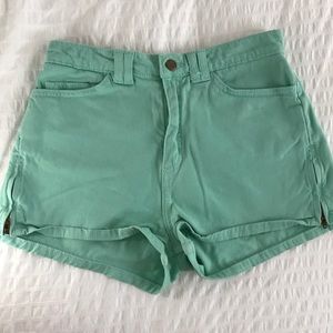 American Apparel High Waisted Shorts